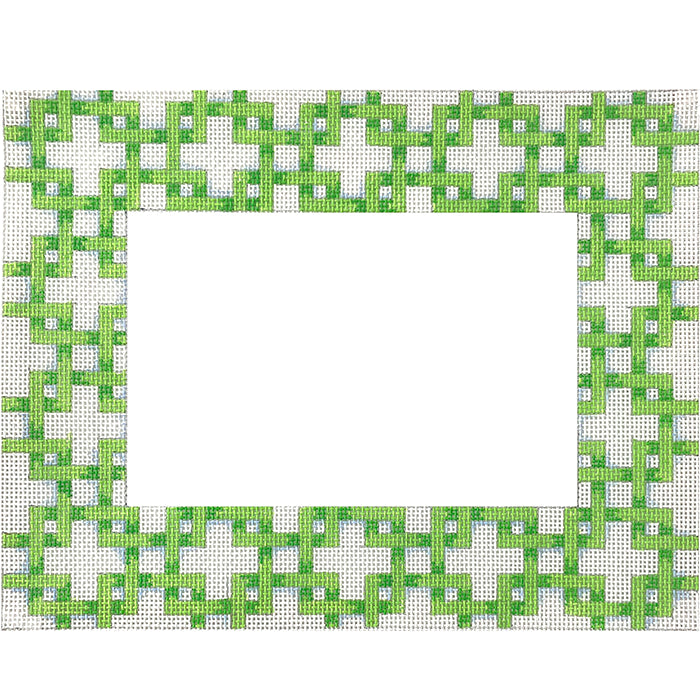 AT PF276 - Green/White Lattice Frame