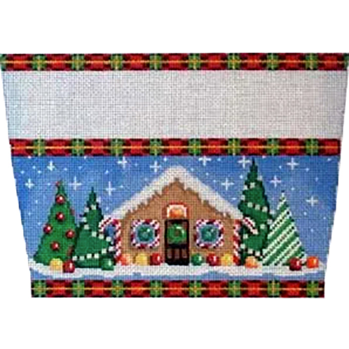 AT ST809 - Gingerbread House Stocking Cuff