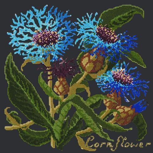 Cornflower Needlepoint Kit Elizabeth Bradley Design 