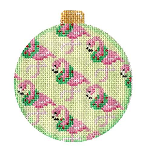 AT CT1836 - Flamingo Repeat Ball Ornament