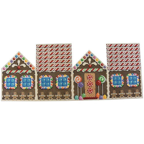 AT HH503 - Candy Cane Roof Gingerbread House