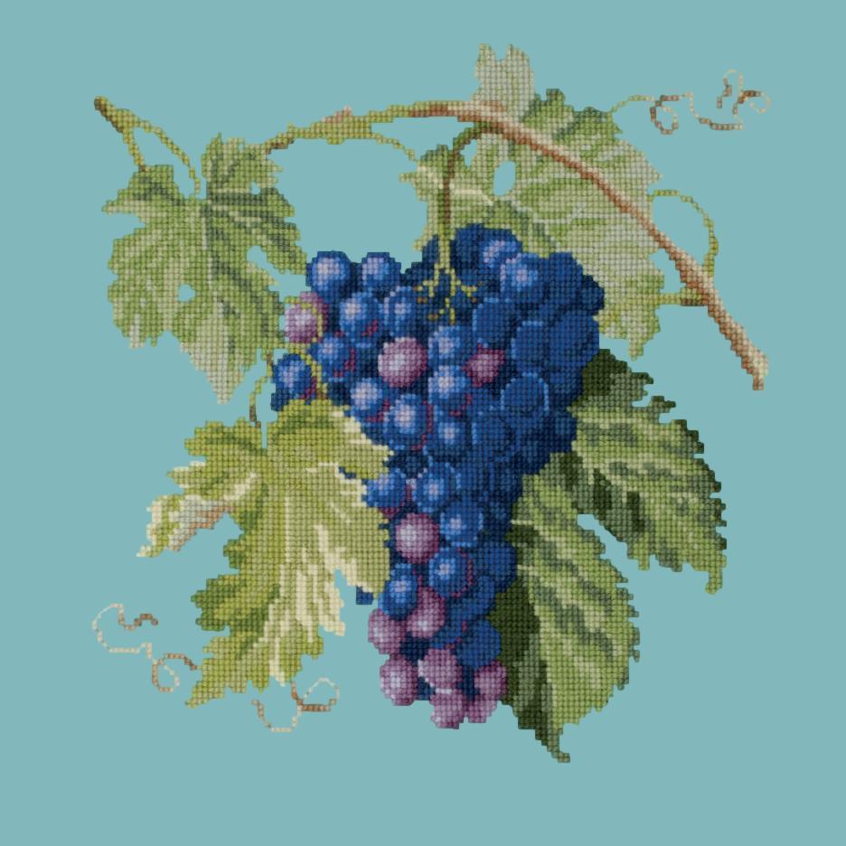 Grapes Needlepoint Kit Elizabeth Bradley Design 