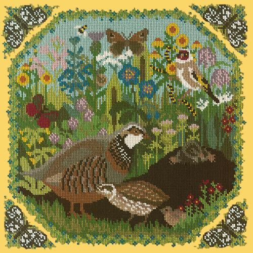 Meadow Needlepoint Kit Elizabeth Bradley Design Sunflower Yellow 