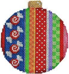 AT CT1812A - Merry Stripe I Ball Ornament