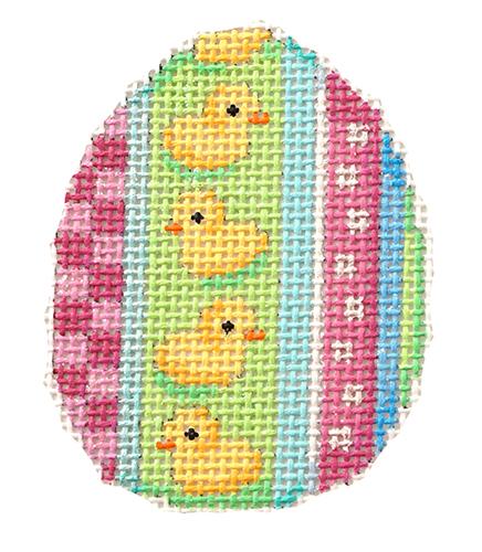 AT EG618 - Chicks/Hop Stripe Mini Egg