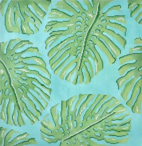 AT D1303 - Palm Leaves Square