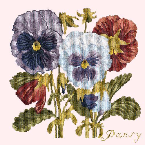 Pansy Needlepoint Kit Elizabeth Bradley Design 