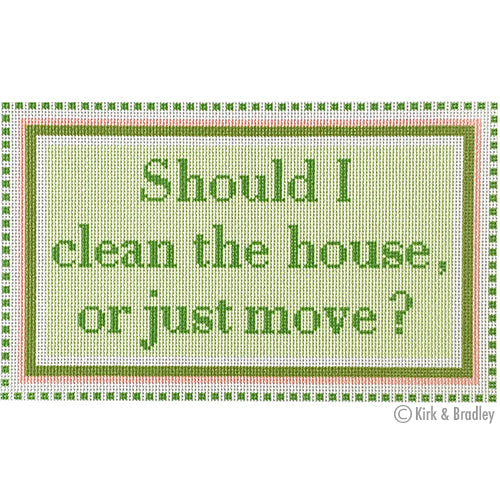 NTG KB149 - Should I Clean the House, or Just Move - Green/Pink