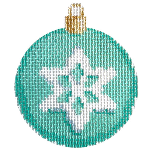 AT CT1496A - Snowflake Mini Ball/Aqua