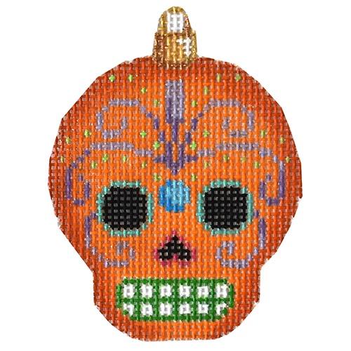AT EE1452 - Sugar Skull Ornament/Orange