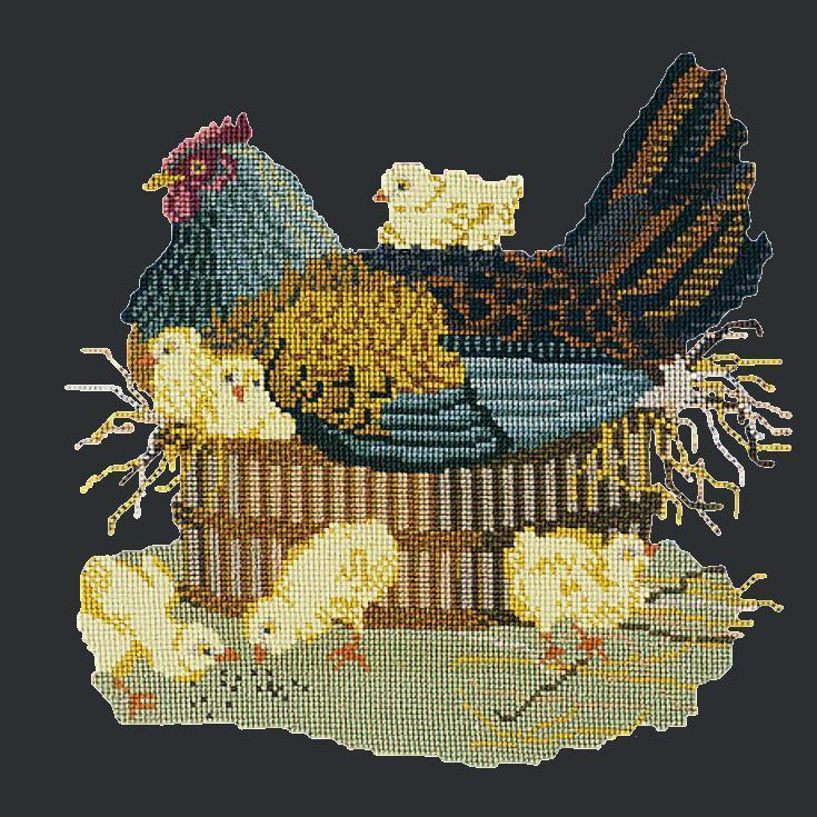 The Mother Hen Needlepoint Kit Elizabeth Bradley Design 