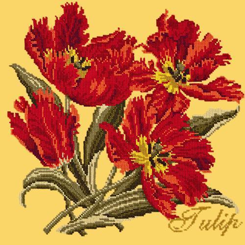 Tulip Needlepoint Kit Elizabeth Bradley Design Sunflower Yellow 