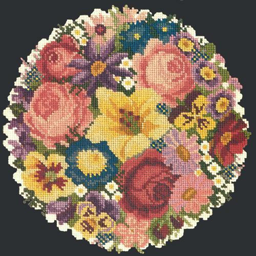 Victorian Posy Needlepoint Kit Elizabeth Bradley Design 